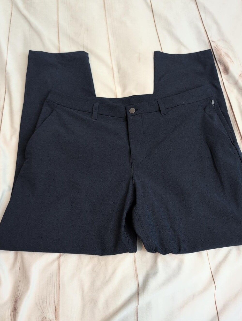 Lululemon Commission Pant ABC Trouser Classic Fit Warpstreme Men’s 36 Navy